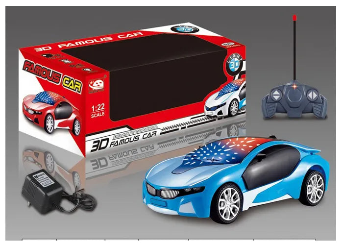 Rechargeable RC Famous Car with 3D Lights & Spray