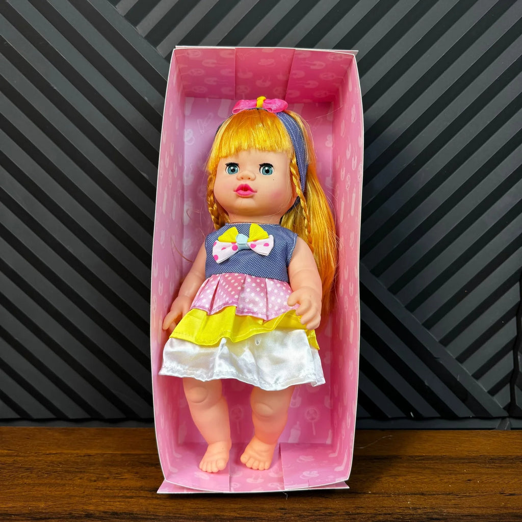 Baby Doll Happy Every Day with Feeding Bottle & Music