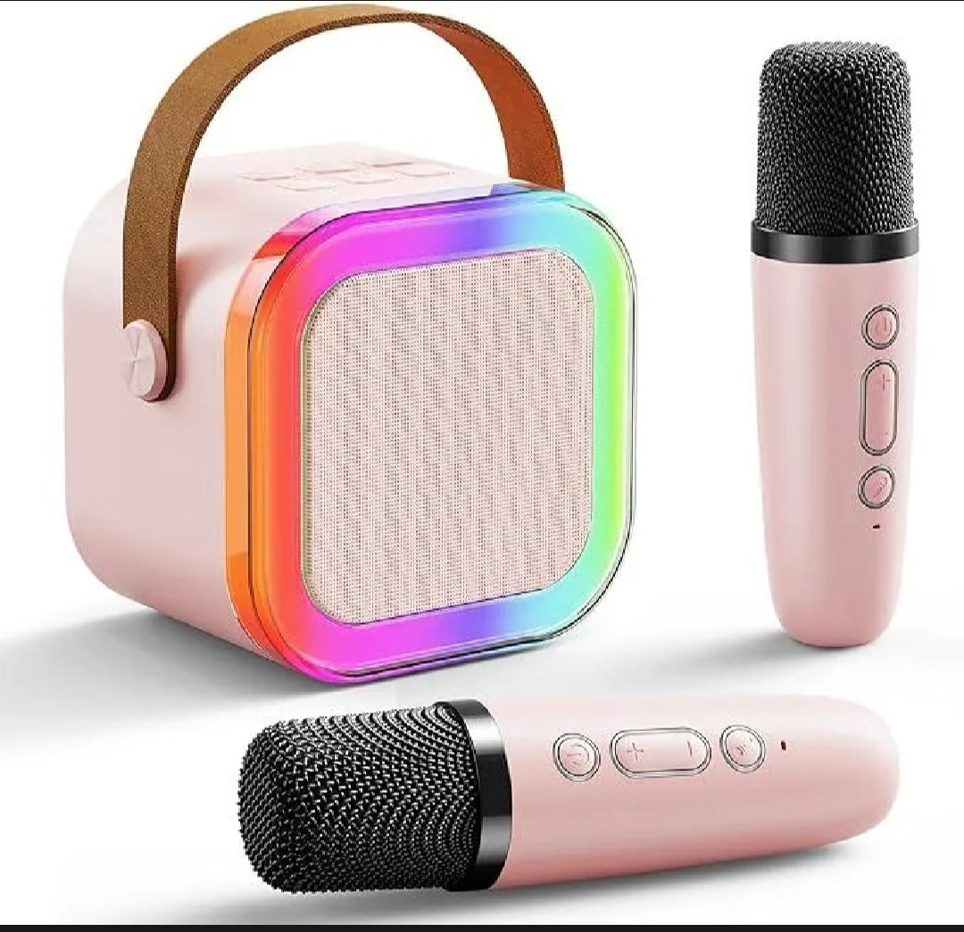 K12 Bluetooth Karaoke Mic Speaker with Wireless Microphone