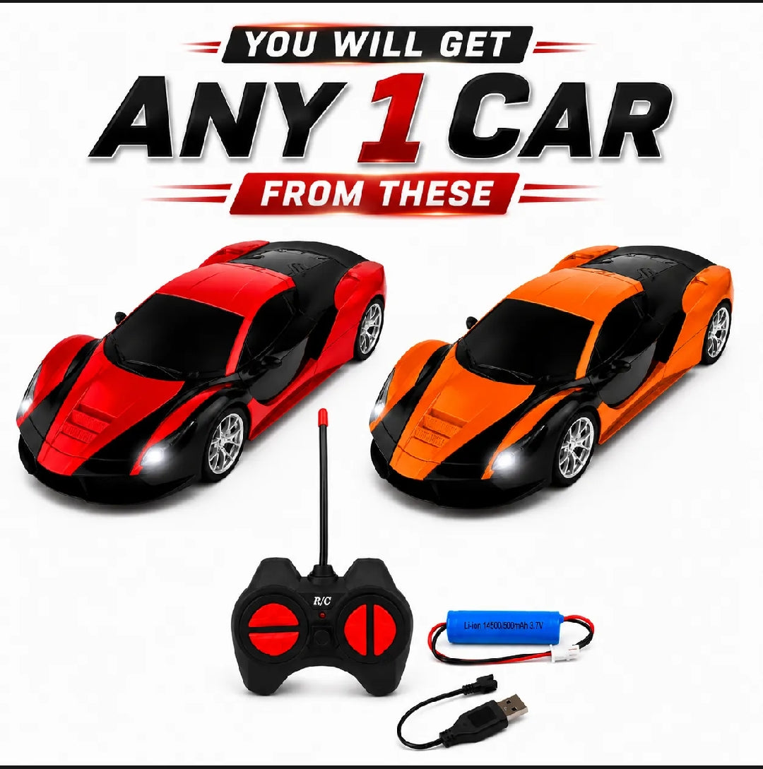 Rechargeable High-Speed RC Sports Racing Car for Kids