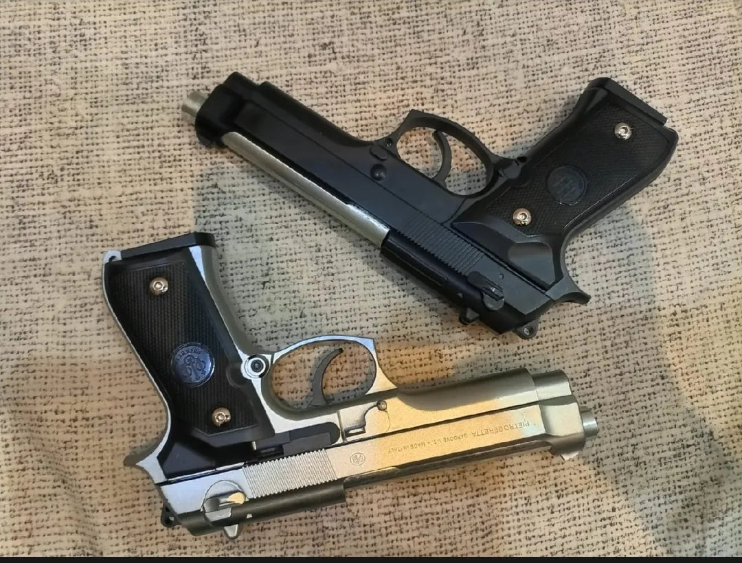 Black M92 Beretta Airsoft Toy Gun.