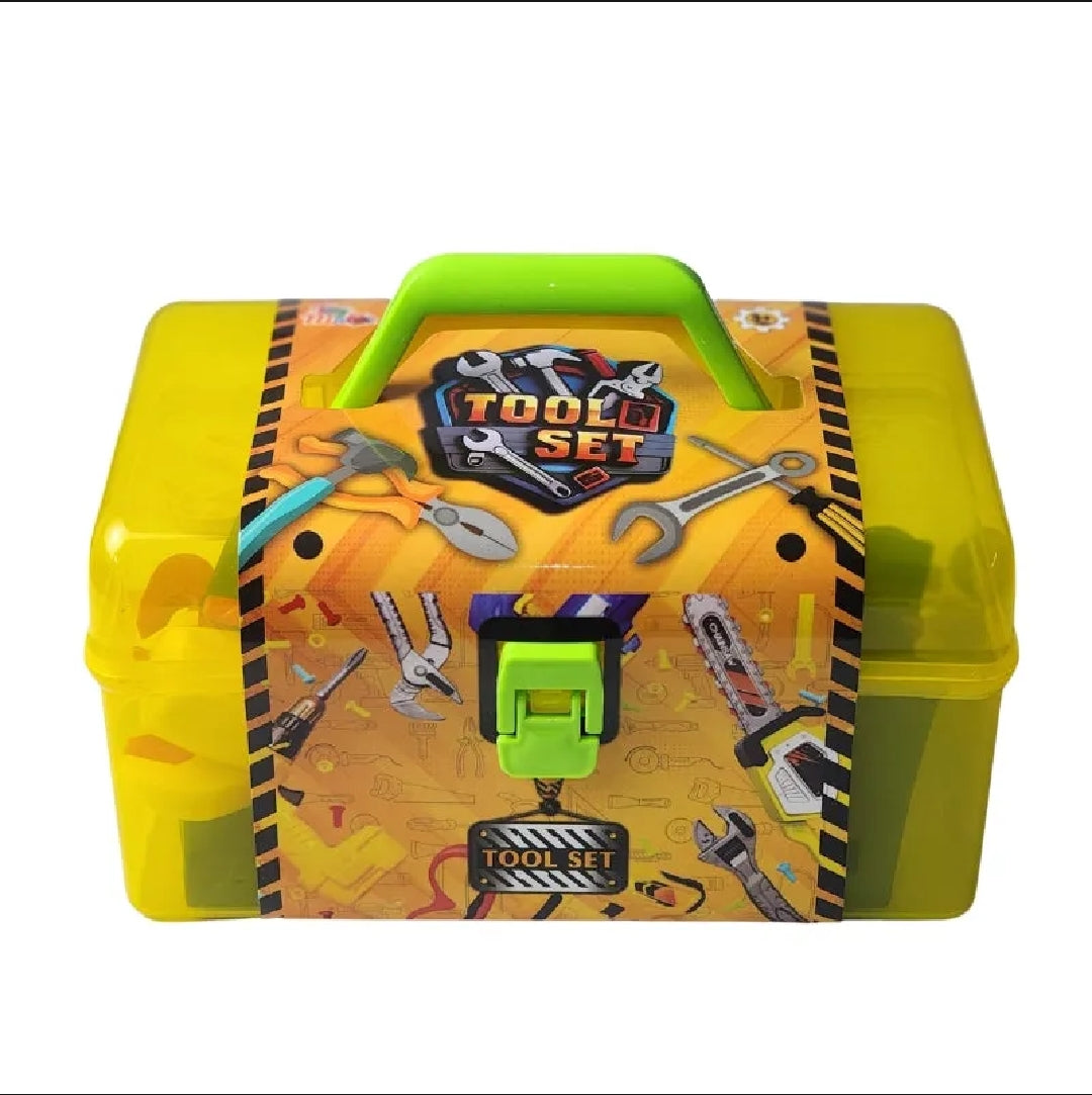 Toy Matic Construction Tool Set Box