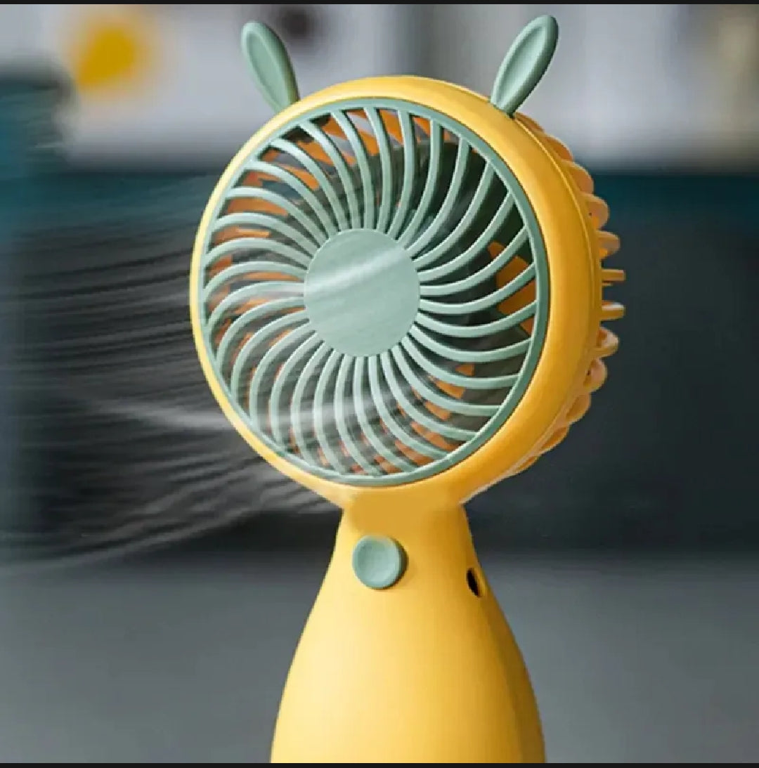 Mini USB Rechargeable Handheld Portable Fan ( Random Color )
