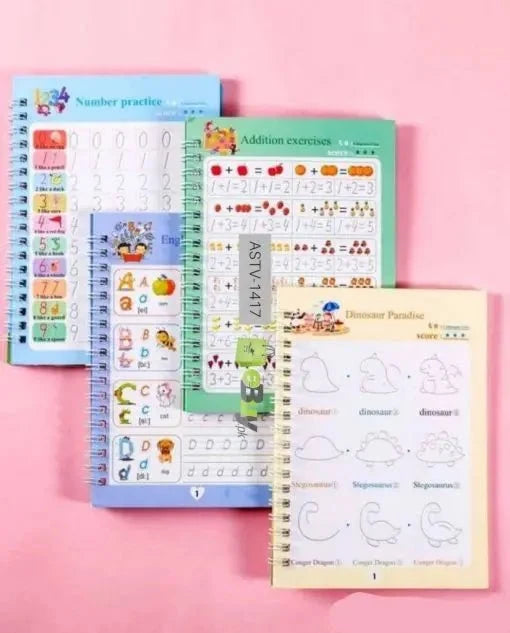 Magic Practice Copybook (Set Of 4)