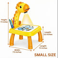 3 In 1 Kids Drawing Projector Table (Random Color)