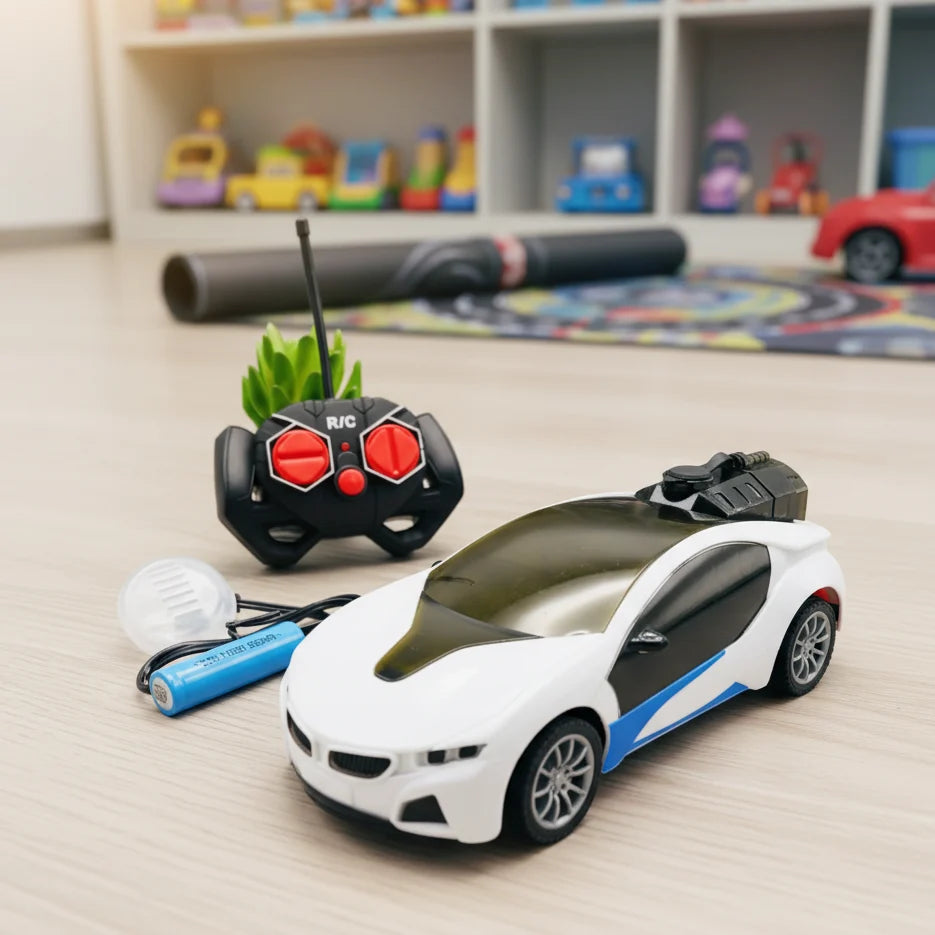 Rechargeable RC Famous Car with 3D Lights & Spray