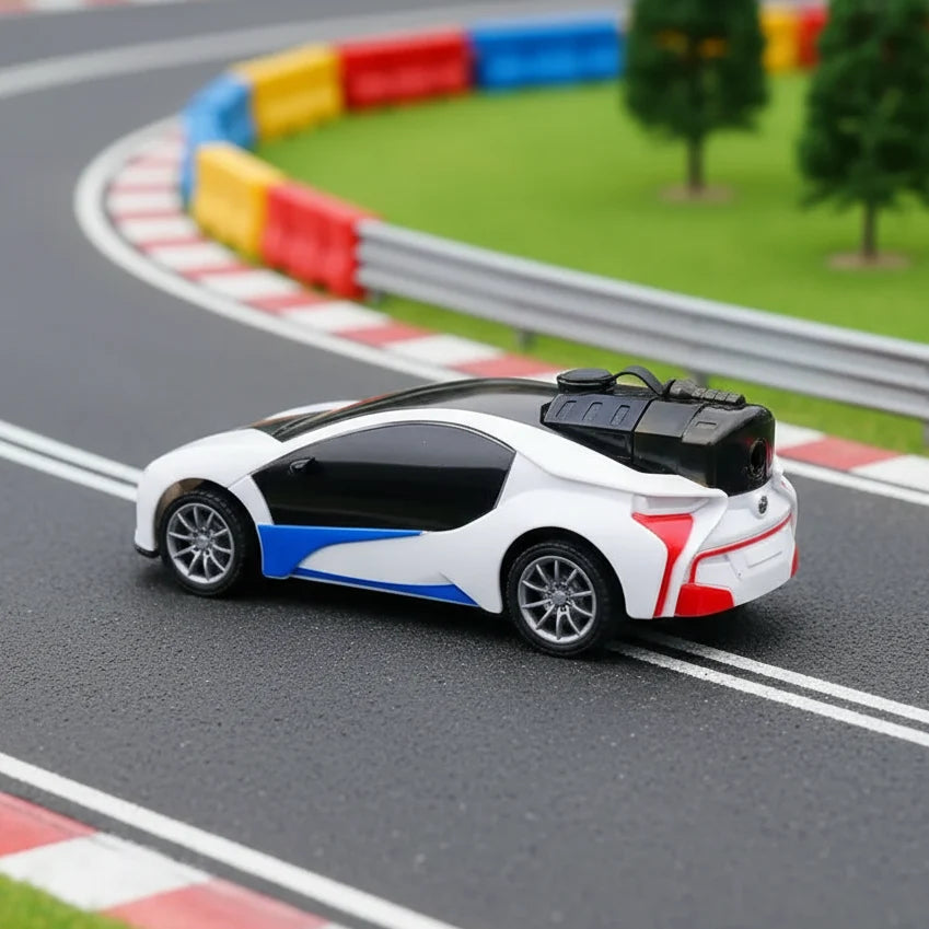 Rechargeable RC Famous Car with 3D Lights & Spray