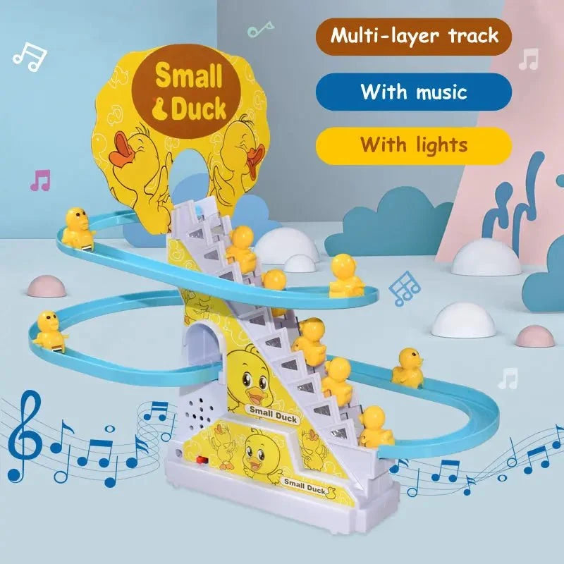 Small Ducks Climbing Stairs Toy For Kids