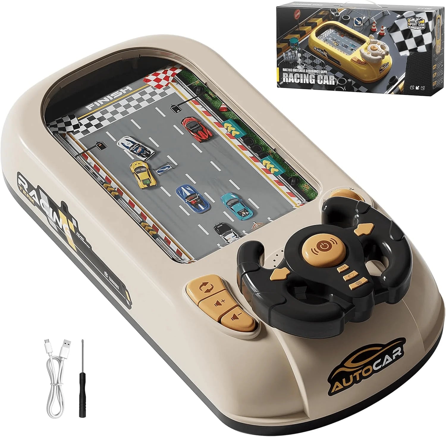 Simulated Driving Car Racing Game For Kids