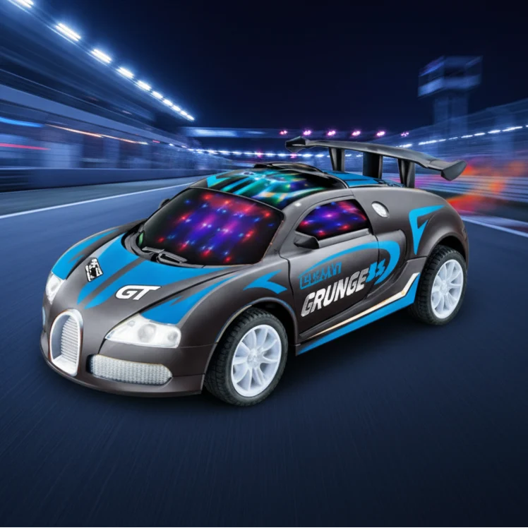 Spray Remote Control Car with Smoke Effect & LED Lights