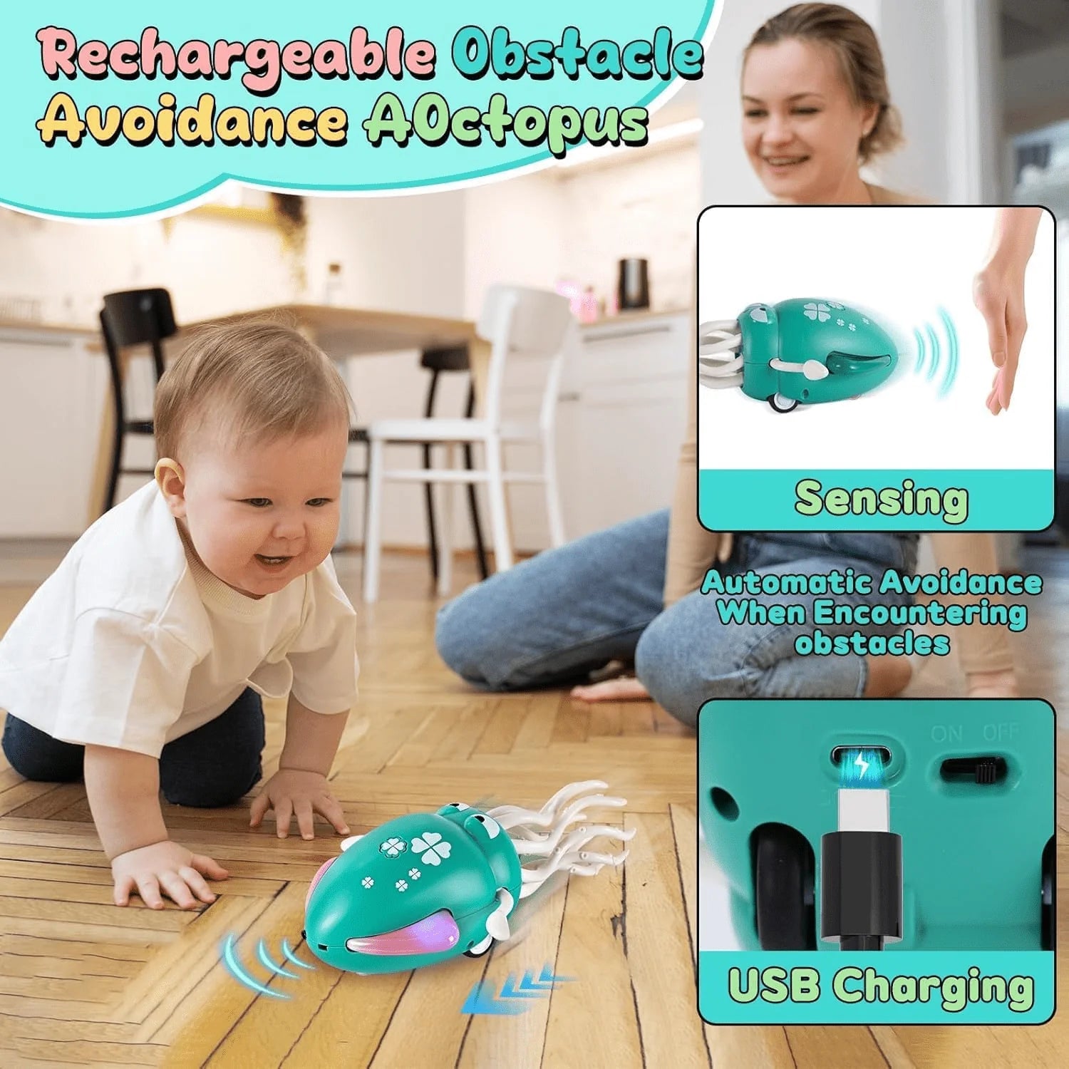 Electric Dancing Octopus Toy