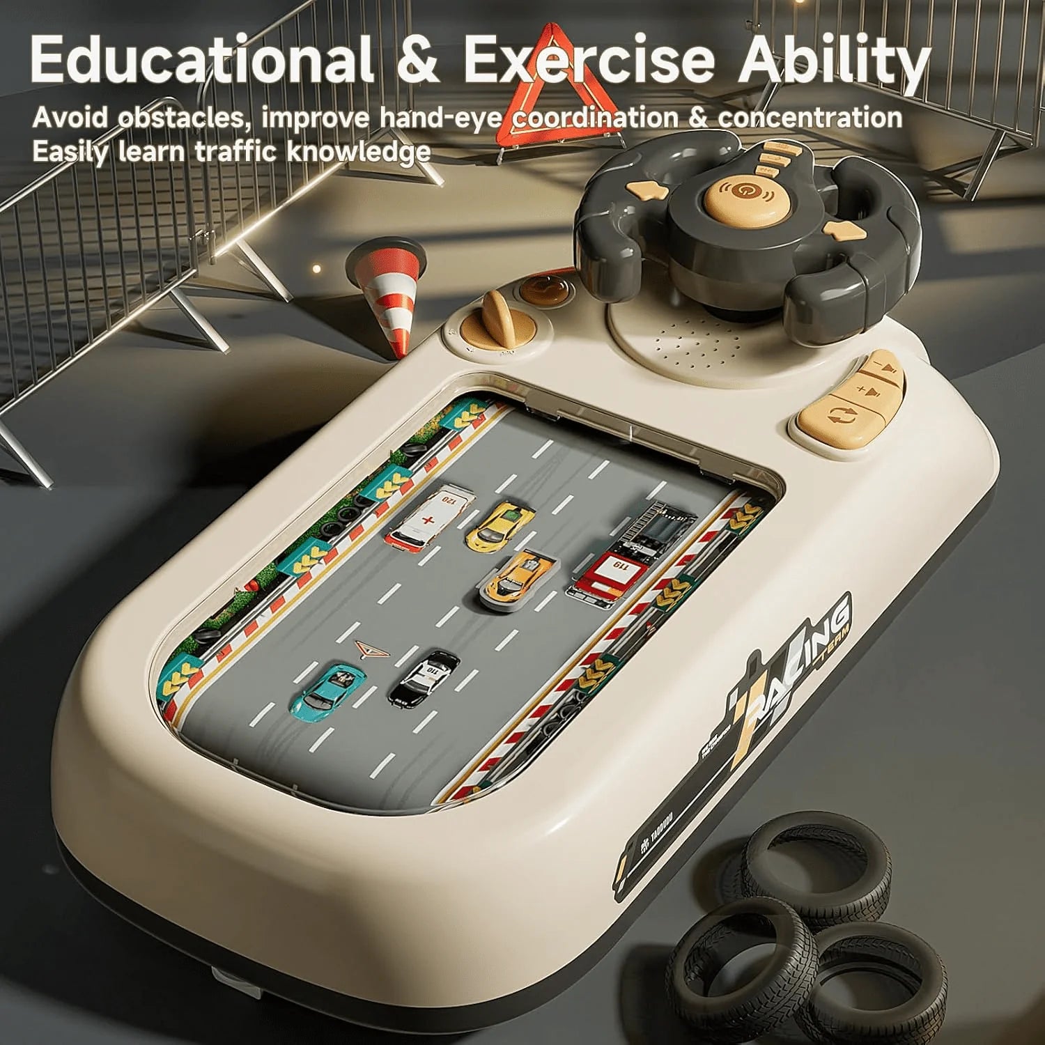 Simulated Driving Car Racing Game For Kids